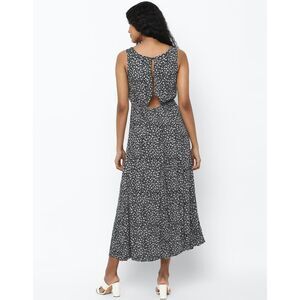 American Eagle | Floral Cutout Square Neck Midi Dress | XS